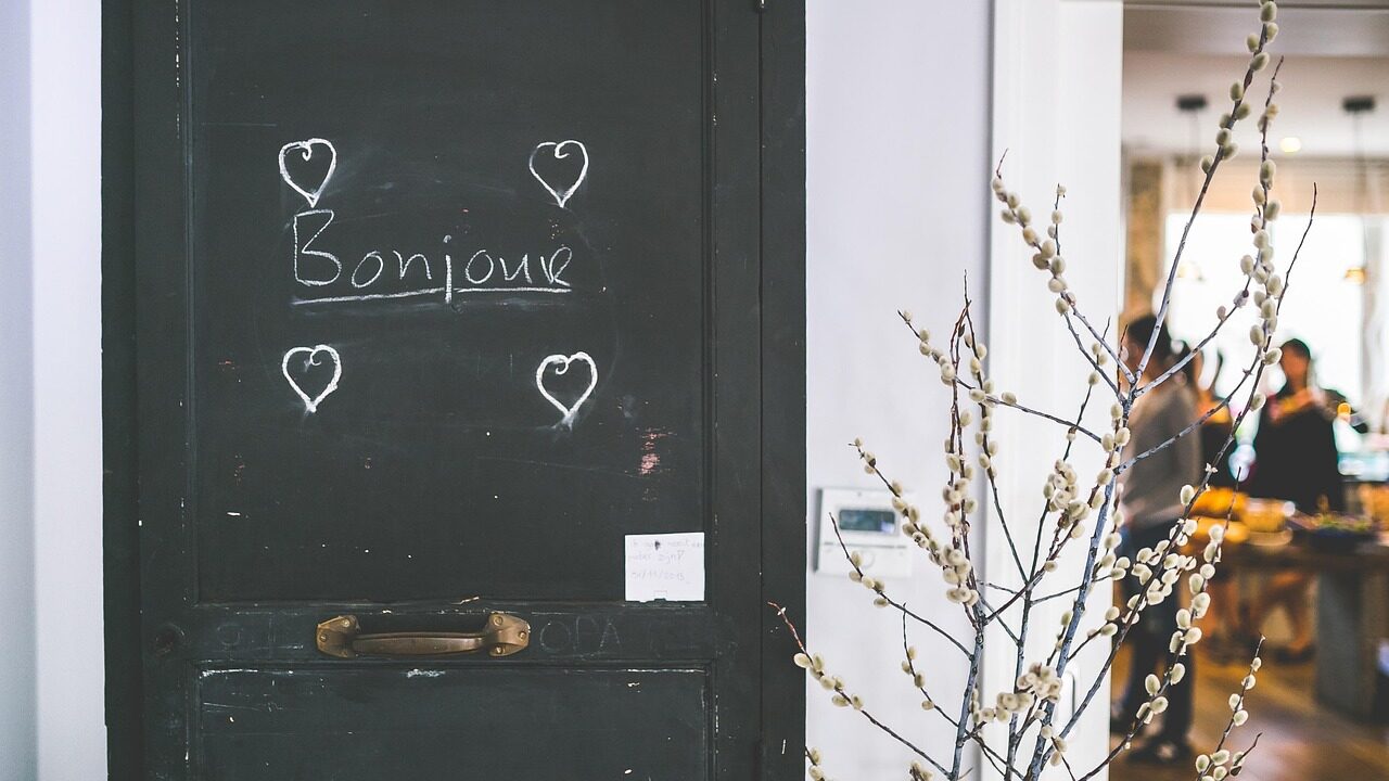 bonjour, welcome, merchant, store, cafe, hello, greeting, message, sign, day, good, hi, greet, friendly, tag, red, label, stamped, stamp, rubber, hey, hallo, polite, politeness, salut, howdy, notice, text, french, invitation, advertising, language, south, europe, traditional, warm, expressing, german, france, word, gray welcome, gray language, bonjour, bonjour, bonjour, hello, hello, hello, hello, hello, language, language, language